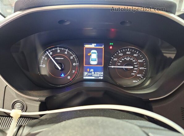 JF2GTAEC6MH249040 2021 SUBARU CROSSTREK Blue Вид щитка приладів