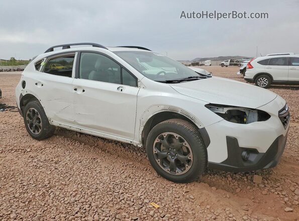 JF2GTAEC6MH668893 2021 SUBARU CROSSTREK Белый Передняя правая четверть
