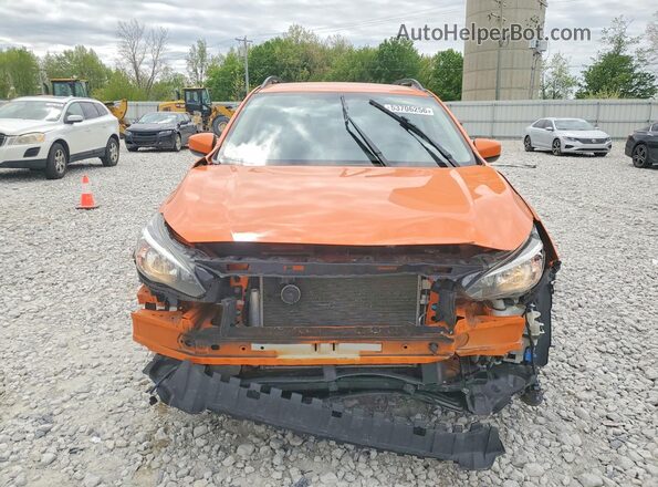 JF2GTAEC7K8211300 2019 SUBARU CROSSTREK Orange Front view