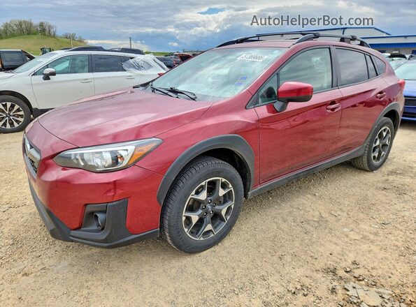 JF2GTAEC8K8285213 2019 SUBARU CROSSTREK Бордовый Передняя левая четверть