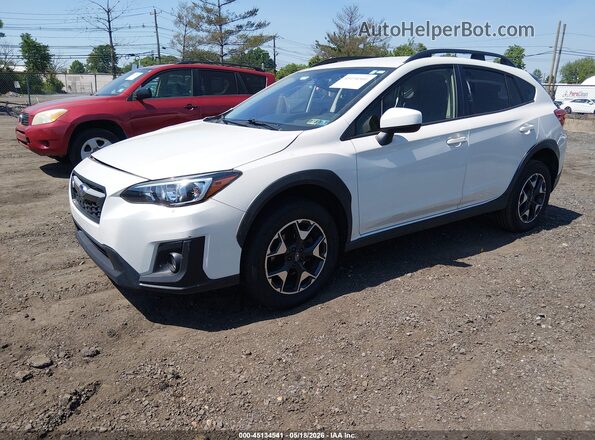 JF2GTAECXK8330314 2019 SUBARU CROSSTREK Белый Передняя левая четверть