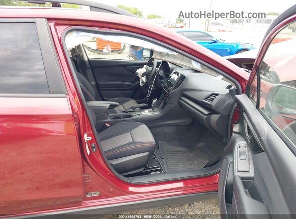 JF2GTAECXKH288503 2019 SUBARU CROSSTREK Red Widok wnętrza z przodu