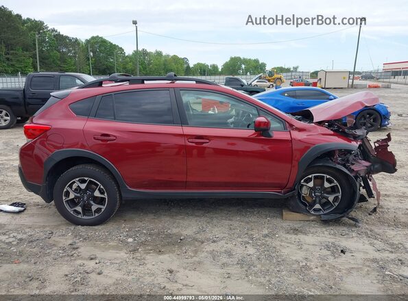 JF2GTAECXKH288503 2019 SUBARU CROSSTREK Red Widok wnętrza z tyłu