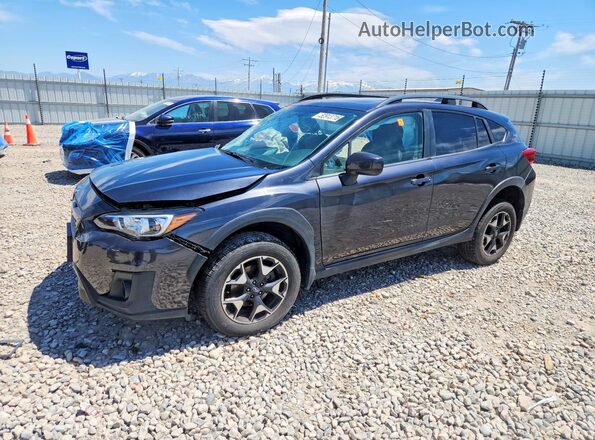 JF2GTAECXKH307972 2019 SUBARU CROSSTREK Charcoal Передня ліва чверть