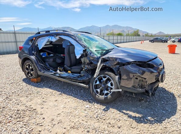 JF2GTAECXKH307972 2019 SUBARU CROSSTREK Charcoal Передня права чверть