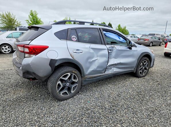 JF2GTAJC0JH266305 2018 SUBARU CROSSTREK Серебряный Задняя правая четверть