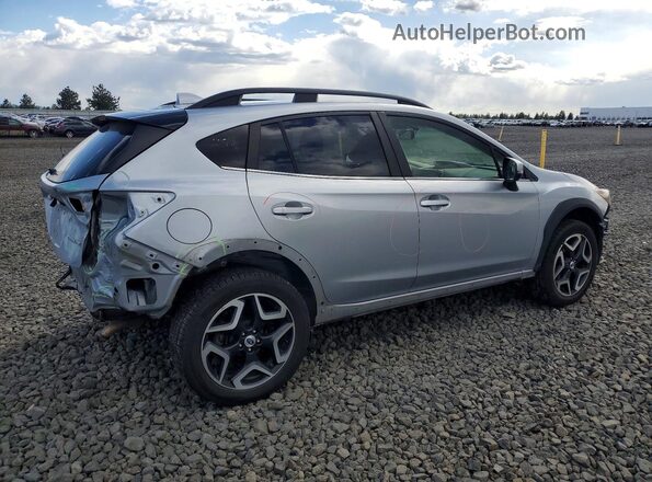 JF2GTAJC6JH281777 2018 SUBARU CROSSTREK Серебряный Задняя правая четверть