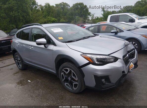 JF2GTAJC9J8333810 2018 SUBARU CROSSTREK Серый Передняя правая четверть