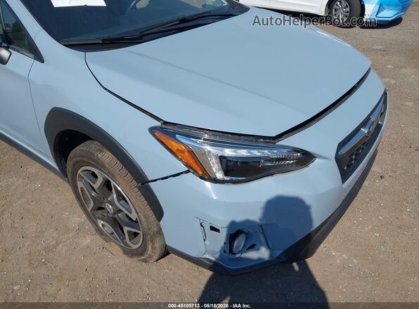 JF2GTALC0J8239571 2018 SUBARU CROSSTREK Light Blue Вид спереди