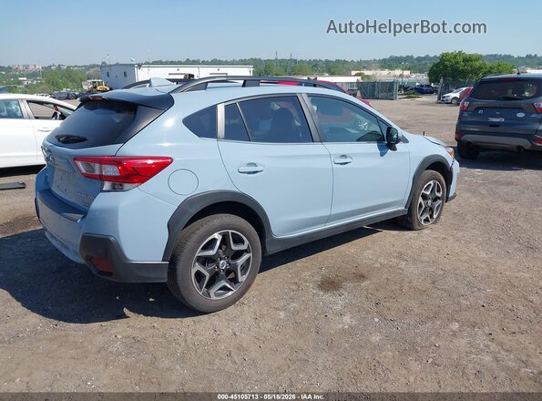 JF2GTALC0J8239571 2018 SUBARU CROSSTREK Light Blue Задняя правая четверть