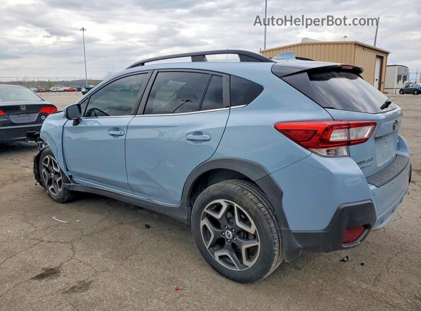 JF2GTALC0JH312731 2018 SUBARU CROSSTREK Синий Задняя левая четверть