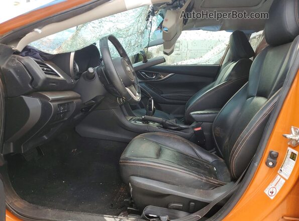 JF2GTALC1J8351876 2018 SUBARU CROSSTREK Orange Vista interior delantera