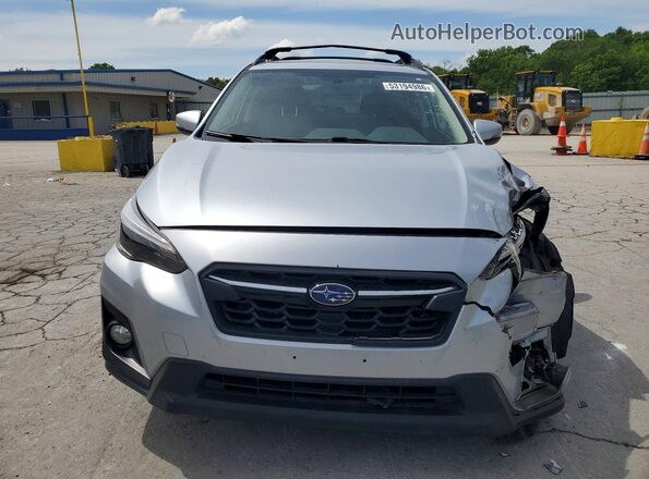 JF2GTALC6JH293604 2018 SUBARU CROSSTREK Silver Widok z przodu