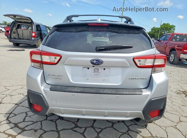 JF2GTALC6JH293604 2018 SUBARU CROSSTREK Silver Widok z tyłu