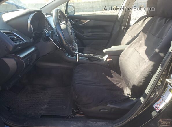 JF2GTALC8J8348845 2018 SUBARU CROSSTREK Черный Вид салона спереди