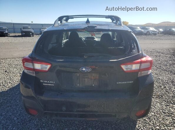 JF2GTALC8J8348845 2018 SUBARU CROSSTREK Черный Вид сзади