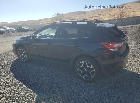 JF2GTALC8J8348845 2018 SUBARU CROSSTREK Черный Задняя левая четверть