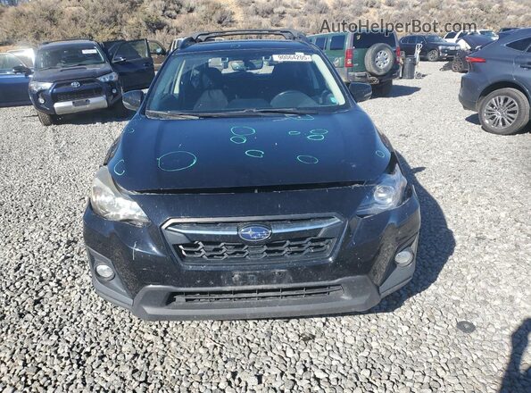 JF2GTALC8J8348845 2018 SUBARU CROSSTREK Черный Вид спереди