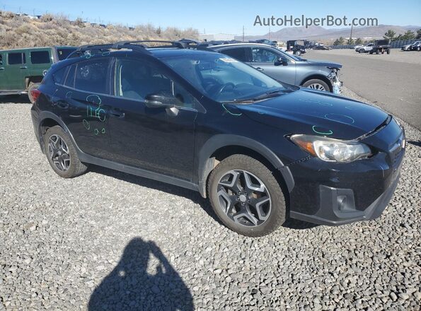 JF2GTALC8J8348845 2018 SUBARU CROSSTREK Черный Передняя правая четверть