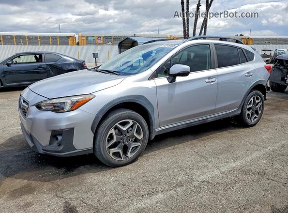 JF2GTAMC0K8320506 2019 SUBARU CROSSTREK Silver Առջևի ձախ երեք քառորդ տեսարան