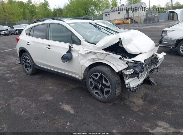 JF2GTAMC1JH318116 2018 SUBARU CROSSTREK Белый Передняя правая четверть
