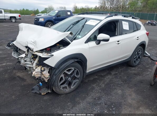 JF2GTAMC1JH318116 2018 SUBARU CROSSTREK Белый Передняя левая четверть