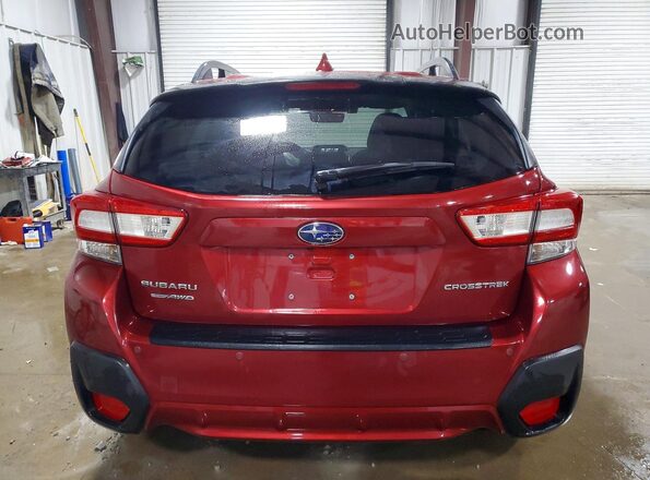 JF2GTAMC1KH314844 2019 SUBARU CROSSTREK Burgundy Вид ззаду