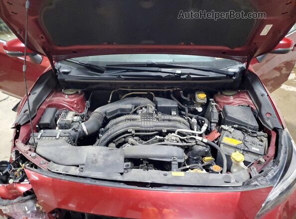 JF2GTAMC1KH314844 2019 SUBARU CROSSTREK Burgundy Вид задньої частини салону
