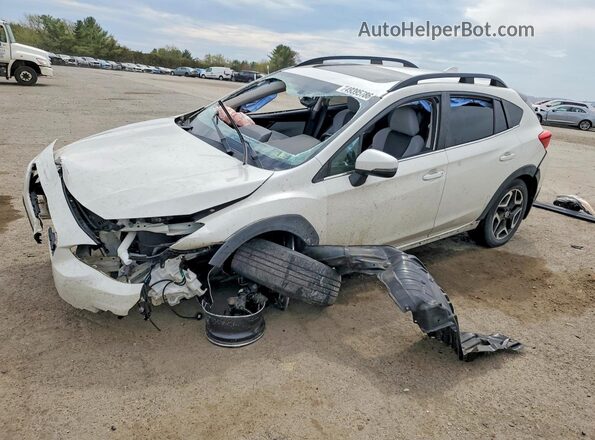 JF2GTAMC4J8240124 2018 SUBARU CROSSTREK Белый Передняя левая четверть