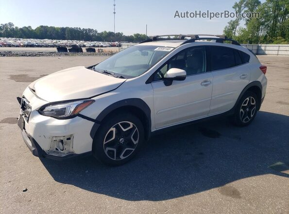 JF2GTAMC5J8258910 2018 SUBARU CROSSTREK White Przód lewy