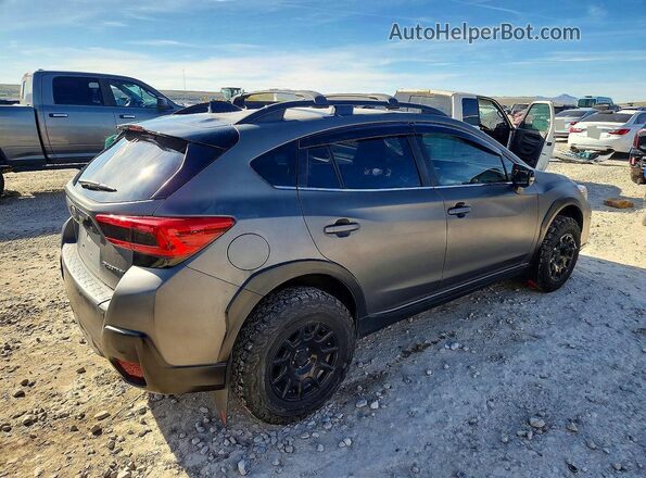 JF2GTAMC7JH262814 2018 SUBARU CROSSTREK Серый Задняя правая четверть