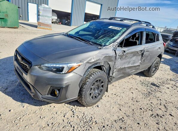 JF2GTAMC7JH262814 2018 SUBARU CROSSTREK Серый Передняя левая четверть