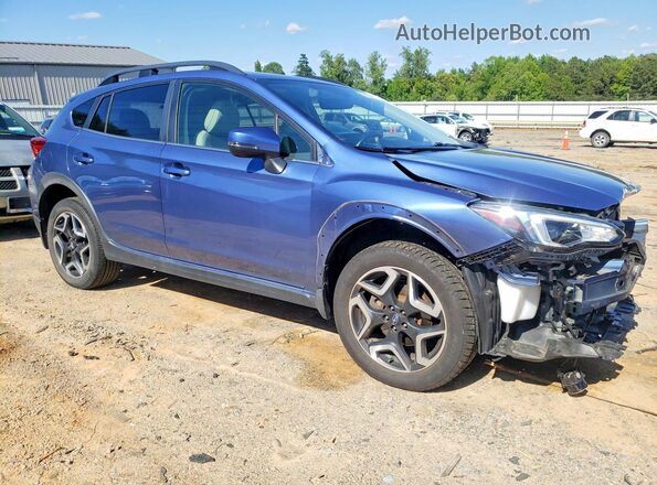 JF2GTAMC8L8263277 2020 SUBARU CROSSTREK Синий Передняя правая четверть
