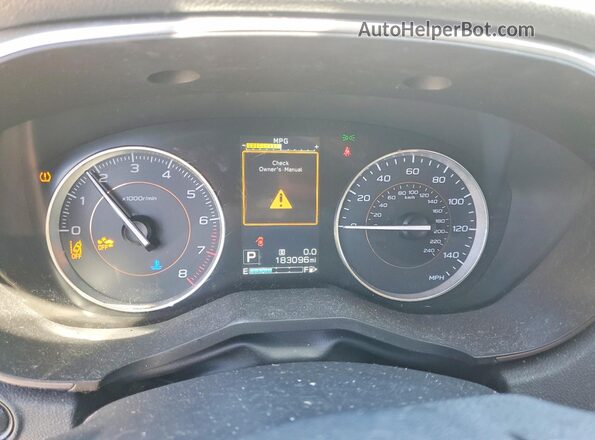 JF2GTAMC9KH241349 2019 SUBARU CROSSTREK White Սարքավորումների վահանակի տեսք