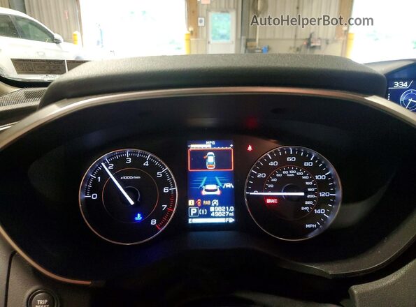 JF2GTAMC9L8208515 2020 SUBARU CROSSTREK Gray Instrument cluster view