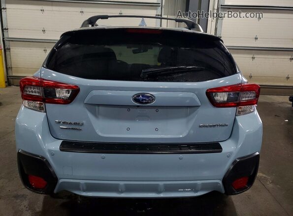 JF2GTAMC9L8235956 2020 SUBARU CROSSTREK Blue Rear view