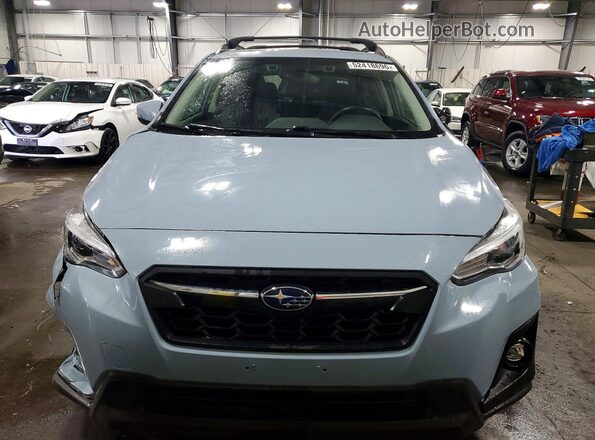 JF2GTAMC9L8235956 2020 SUBARU CROSSTREK Blue Front view