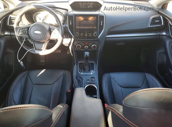 JF2GTAMCXKH375397 2019 SUBARU CROSSTREK Белый Вид панели приборов