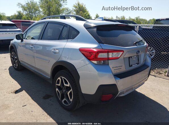 JF2GTANC0KH363077 2019 SUBARU CROSSTREK Silver Trasero izquierdo