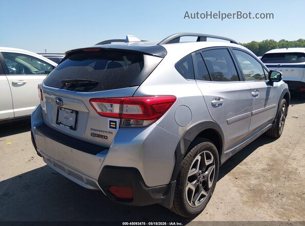 JF2GTANC0KH363077 2019 SUBARU CROSSTREK Silver Trasero derecho