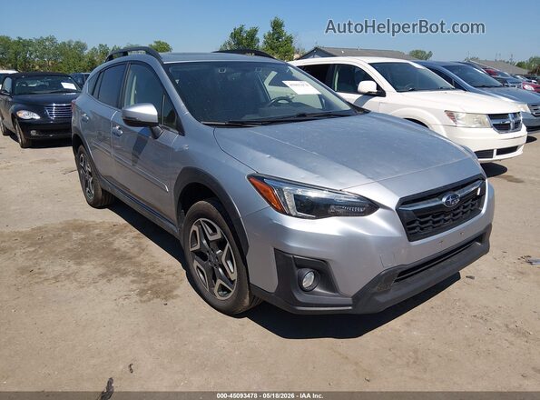 JF2GTANC0KH363077 2019 SUBARU CROSSTREK Silver Delantero derecho