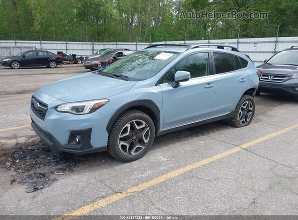 JF2GTANC0L8228151 2020 SUBARU CROSSTREK Gray Vista tres cuartos delantera izquierda