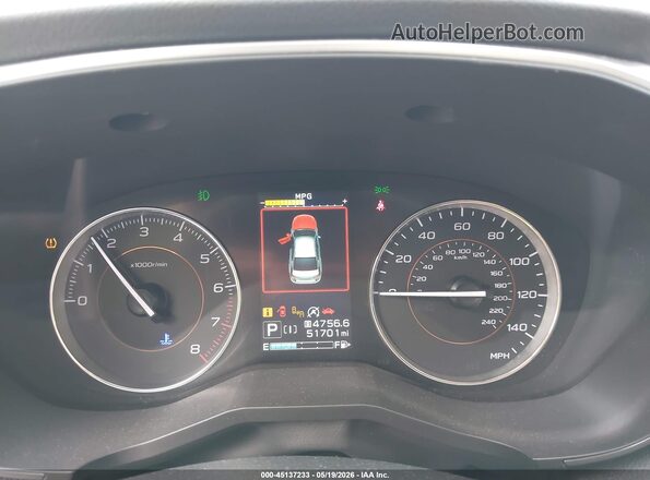 JF2GTANC0L8228151 2020 SUBARU CROSSTREK Gray Vista de los asientos traseros