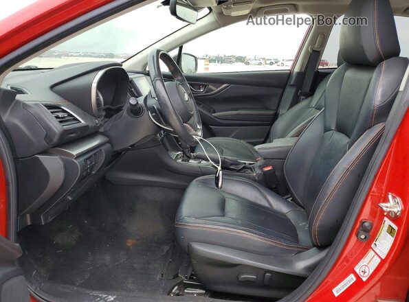 JF2GTANC2L8257585 2020 SUBARU CROSSTREK Red Front interior view