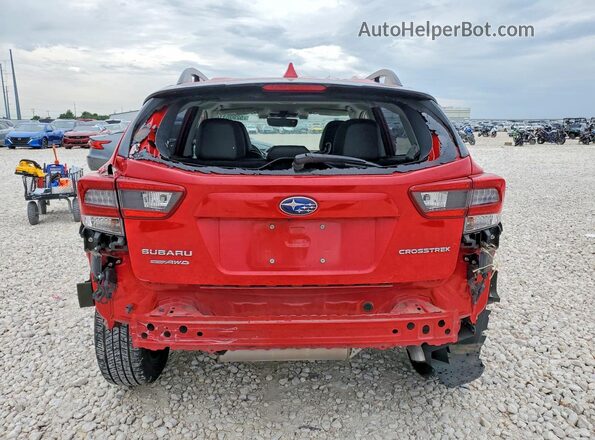 JF2GTANC2L8257585 2020 SUBARU CROSSTREK Red Rear view