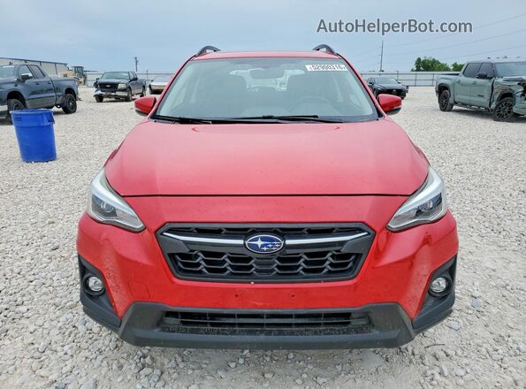 JF2GTANC2L8257585 2020 SUBARU CROSSTREK Red Front view