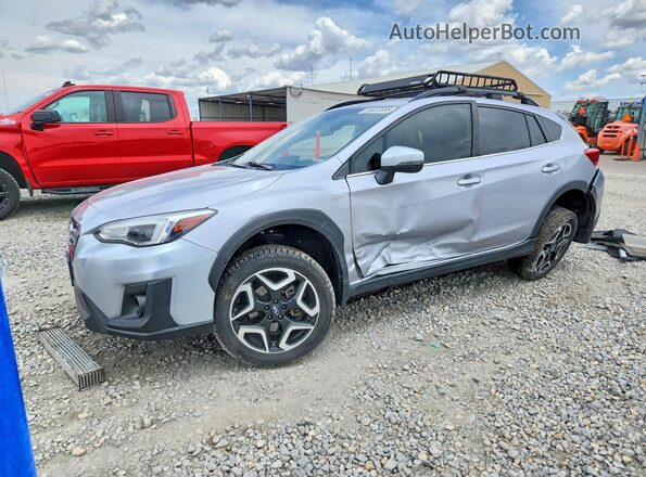 JF2GTANC3L8209786 2020 SUBARU CROSSTREK Silver Vista tres cuartos delantera izquierda