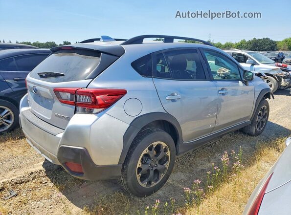 JF2GTAPC0M8308676 2021 SUBARU CROSSTREK Silver Trasero derecho