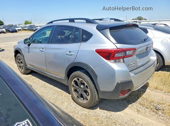 JF2GTAPC0M8308676 2021 SUBARU CROSSTREK Silver Trasero izquierdo