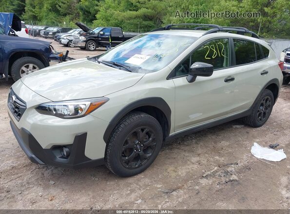 JF2GTAPC0P8240044 2023 SUBARU CROSSTREK Beige წინა მარცხენა ხედი სამი მეოთხედიდან